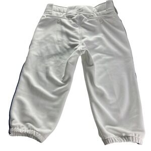 Mizuno Boys Premier Short Pant Royal Blue Piped Baseball Pants Size XXL White E2